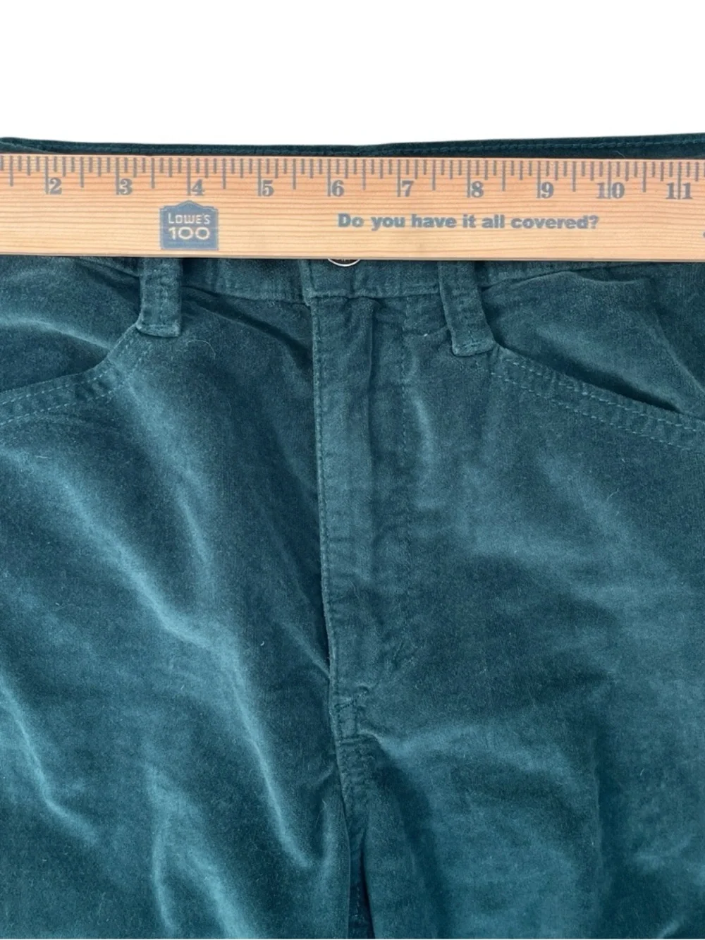 Favorite Daughter Mischa Wide Leg Pants 24 Green Velvet High Rise Trouser